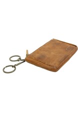 Bear Design Leren Portemonnees - Bear Design Sleuteletui/Sleutelhoesje  "Lyla" taupe