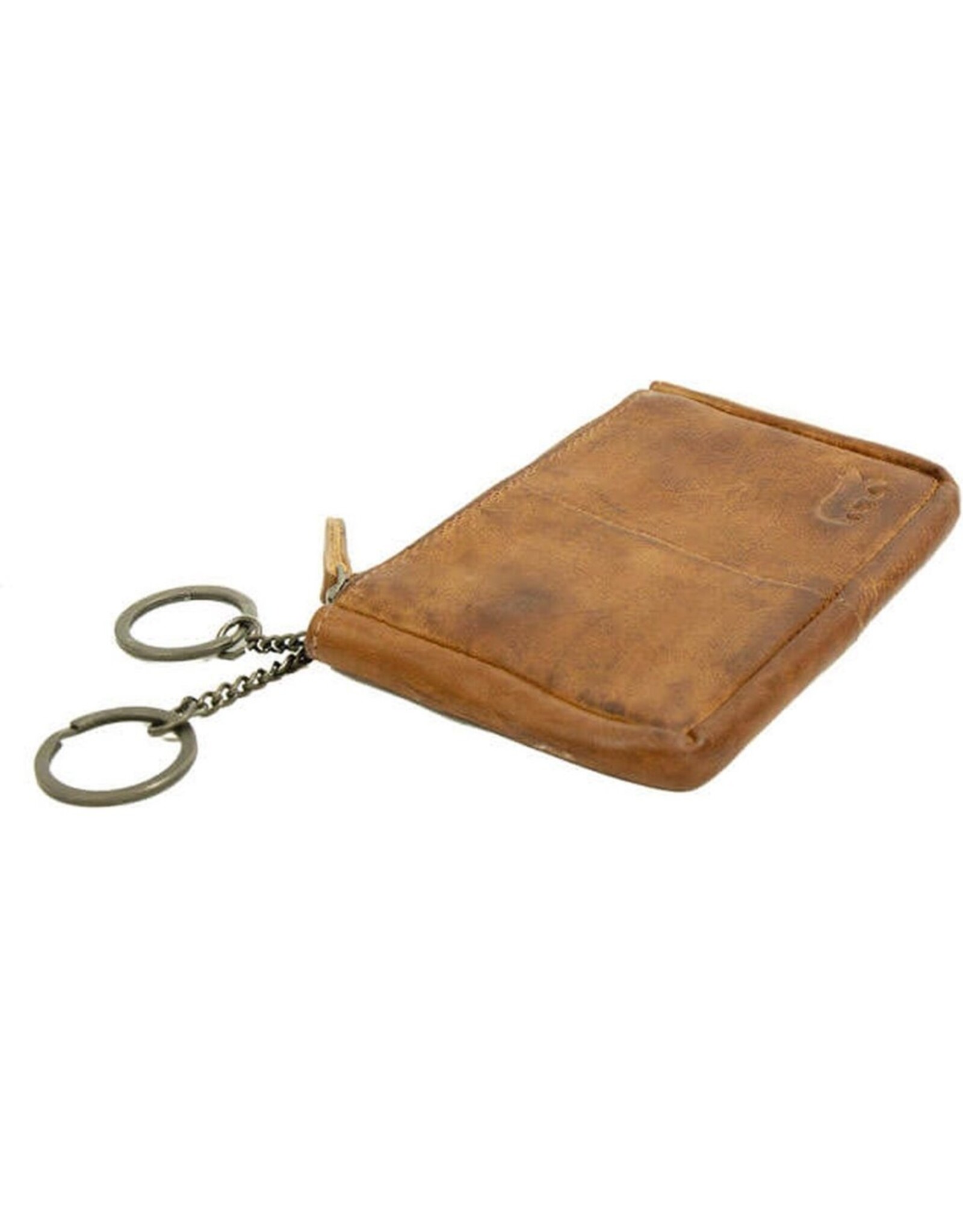 Bear Design Leather Wallets - Bear Design Key pouch ‘Lyla’ taupe