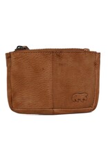 Bear Design Leather Wallets - Bear Design Key pouch ‘Lyla’ taupe