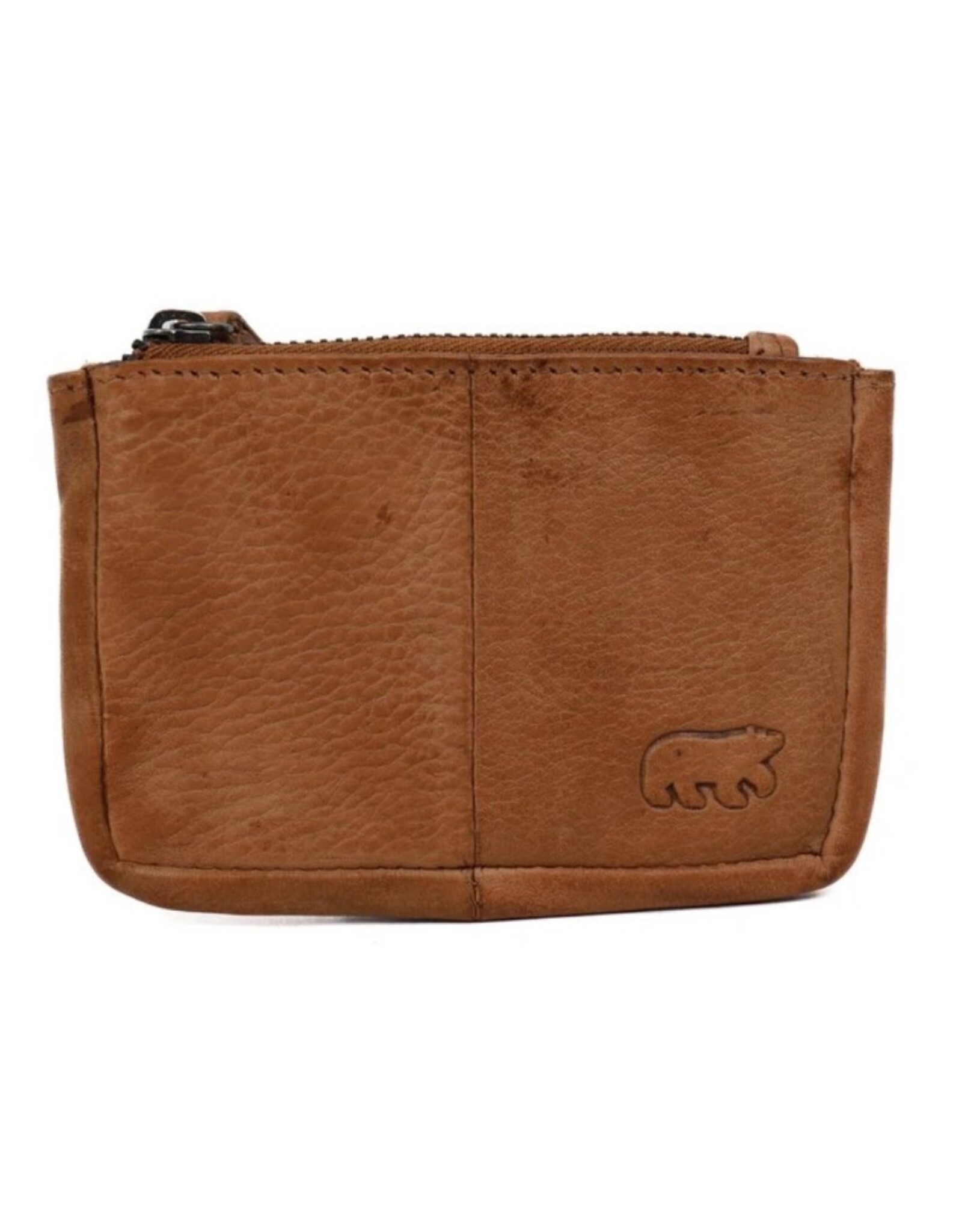 Bear Design Leather Wallets - Bear Design Key pouch ‘Lyla’ taupe