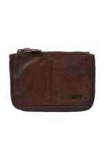 Bear Design Leather Wallets - Bear Design Key pouch ‘Lyla’ taupe brown