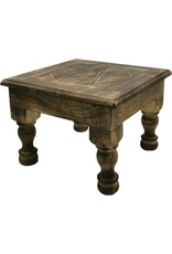 SDW Miscellaneous - Altar table with Pentagram  - Mango wood