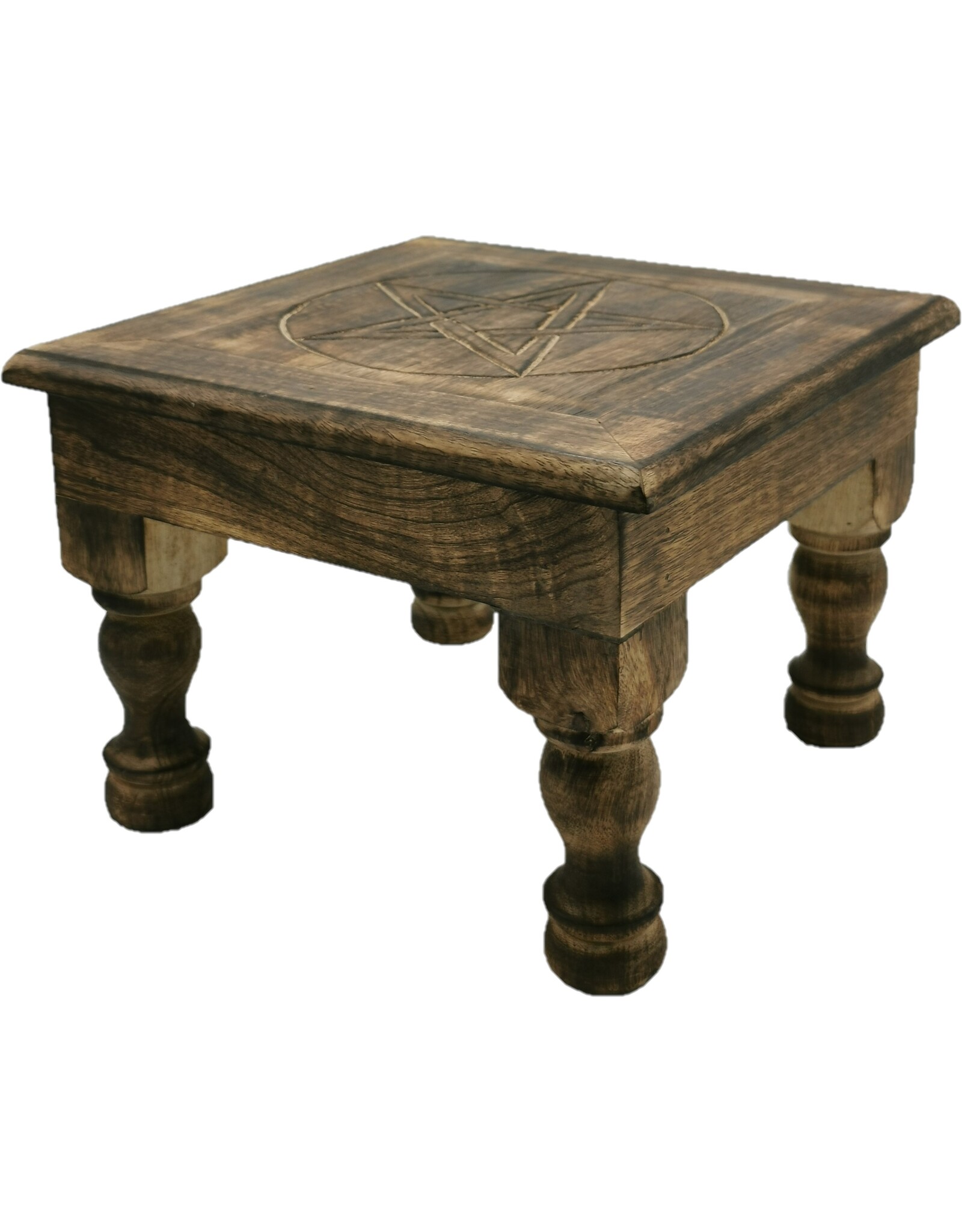 SDW Miscellaneous - Altar table with Pentagram  - Mango wood