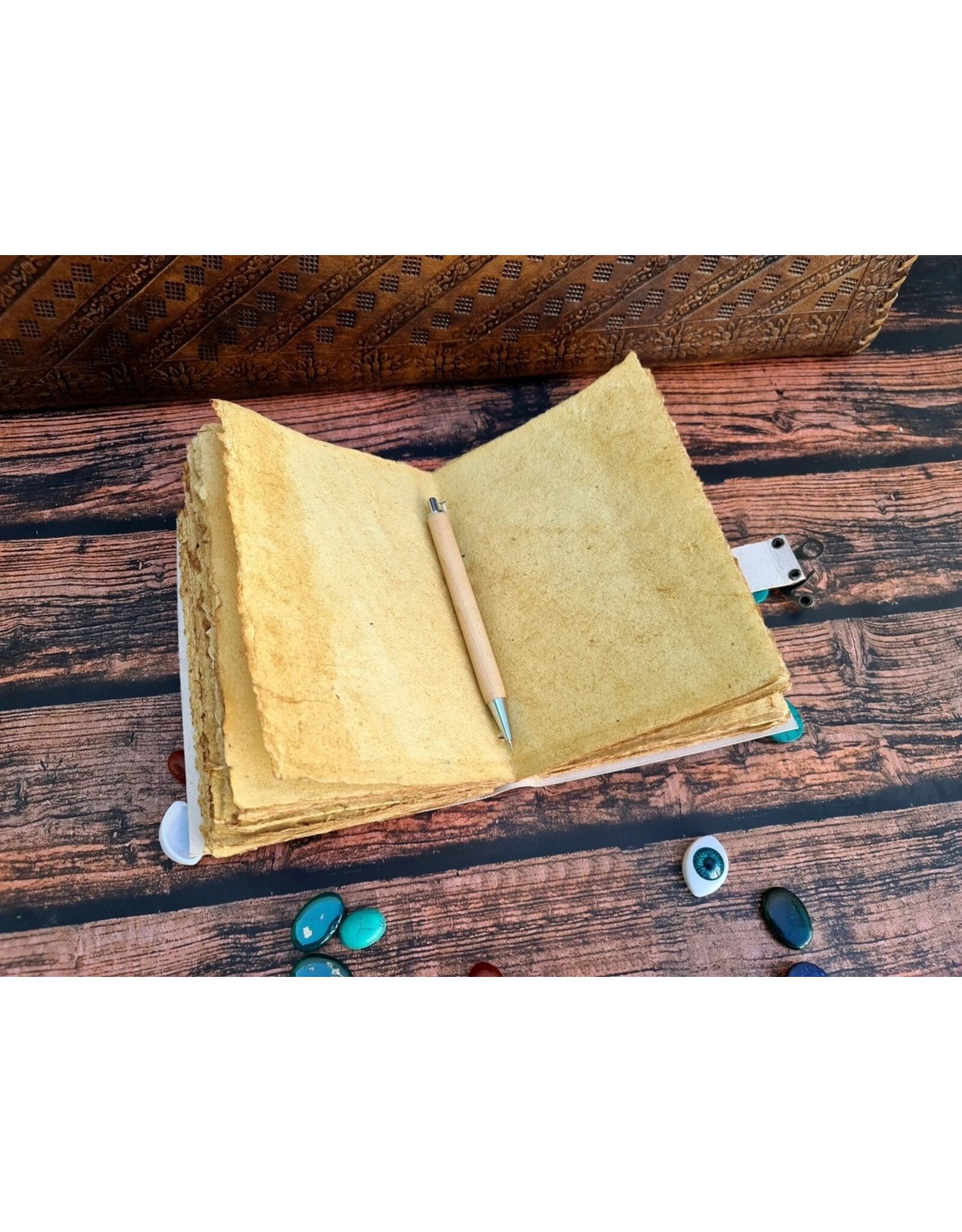 RK Handicrafts Miscellaneous - Levensboom Leren Dagboek
