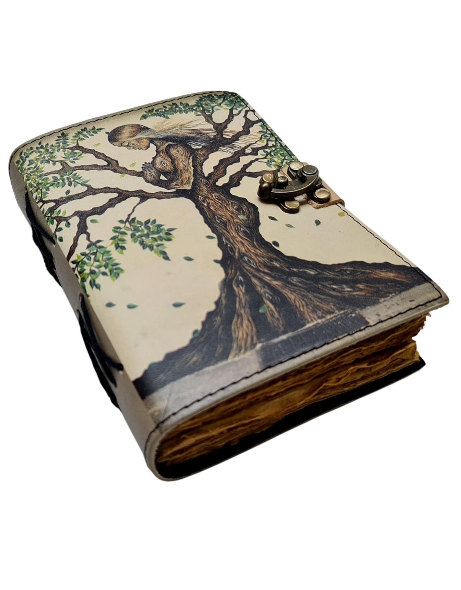 RK Handicrafts Miscellaneous - Tree of Life Leather Journal