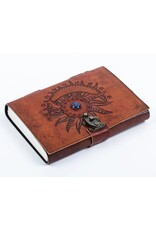 RK Handicrafts Miscellaneous - Sun & Moon Leather Vintage Journal