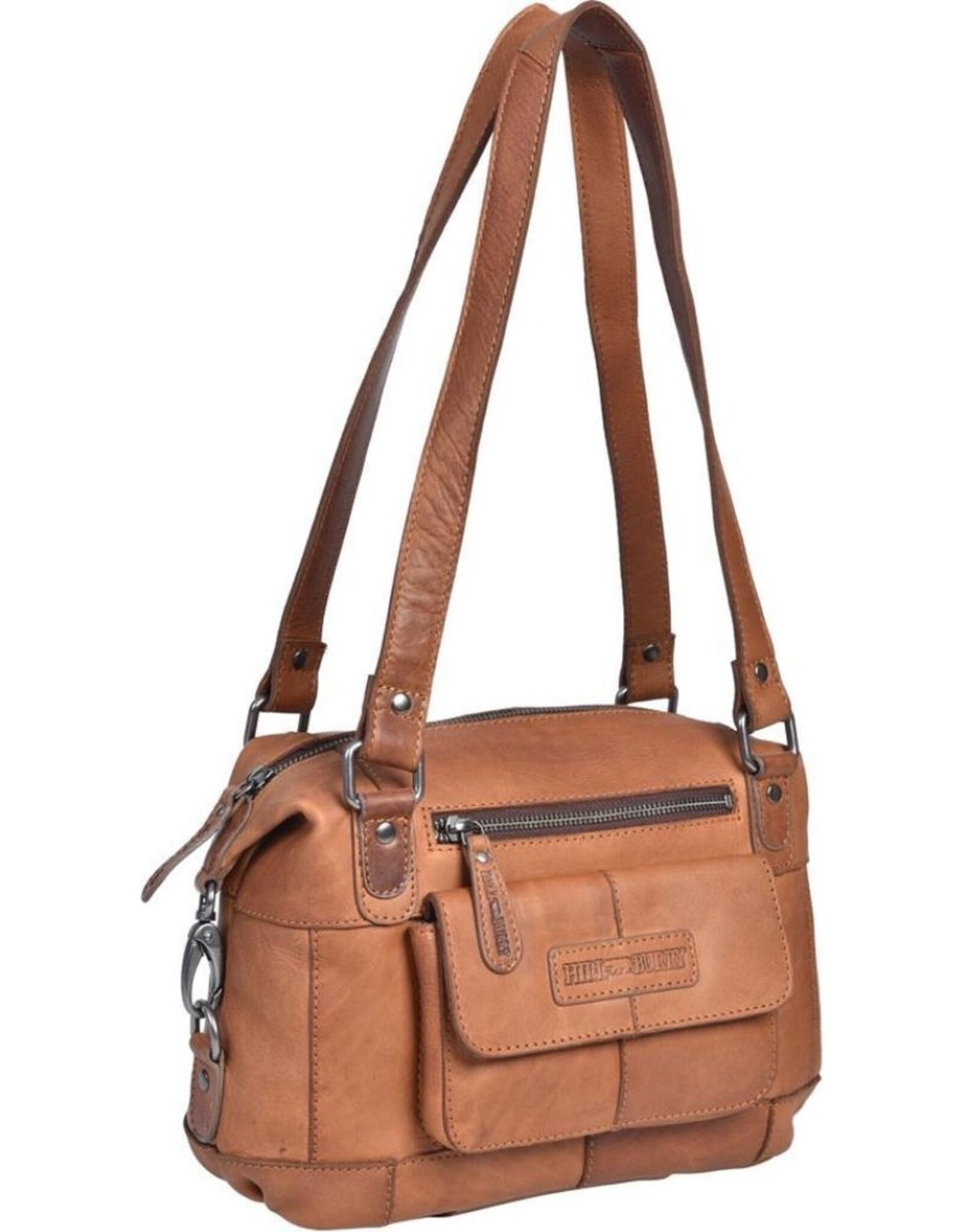 HillBurry Leather Shoulder bags  leather crossbody bags - HillBurry Leather Shoulder bag medium (cognac)