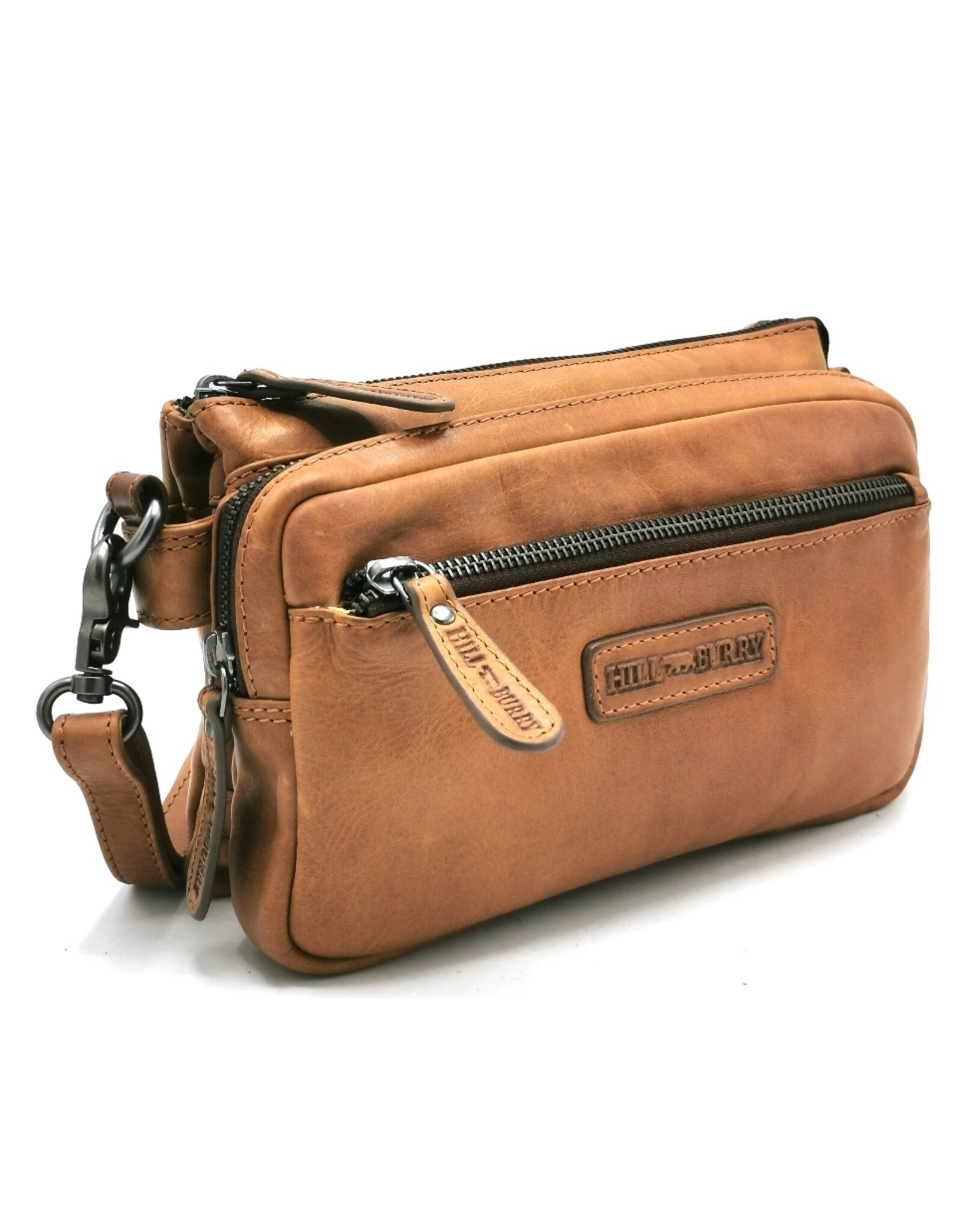 HillBurry Leather bags - HillBurry Leather Shoulder bag tan 1613c