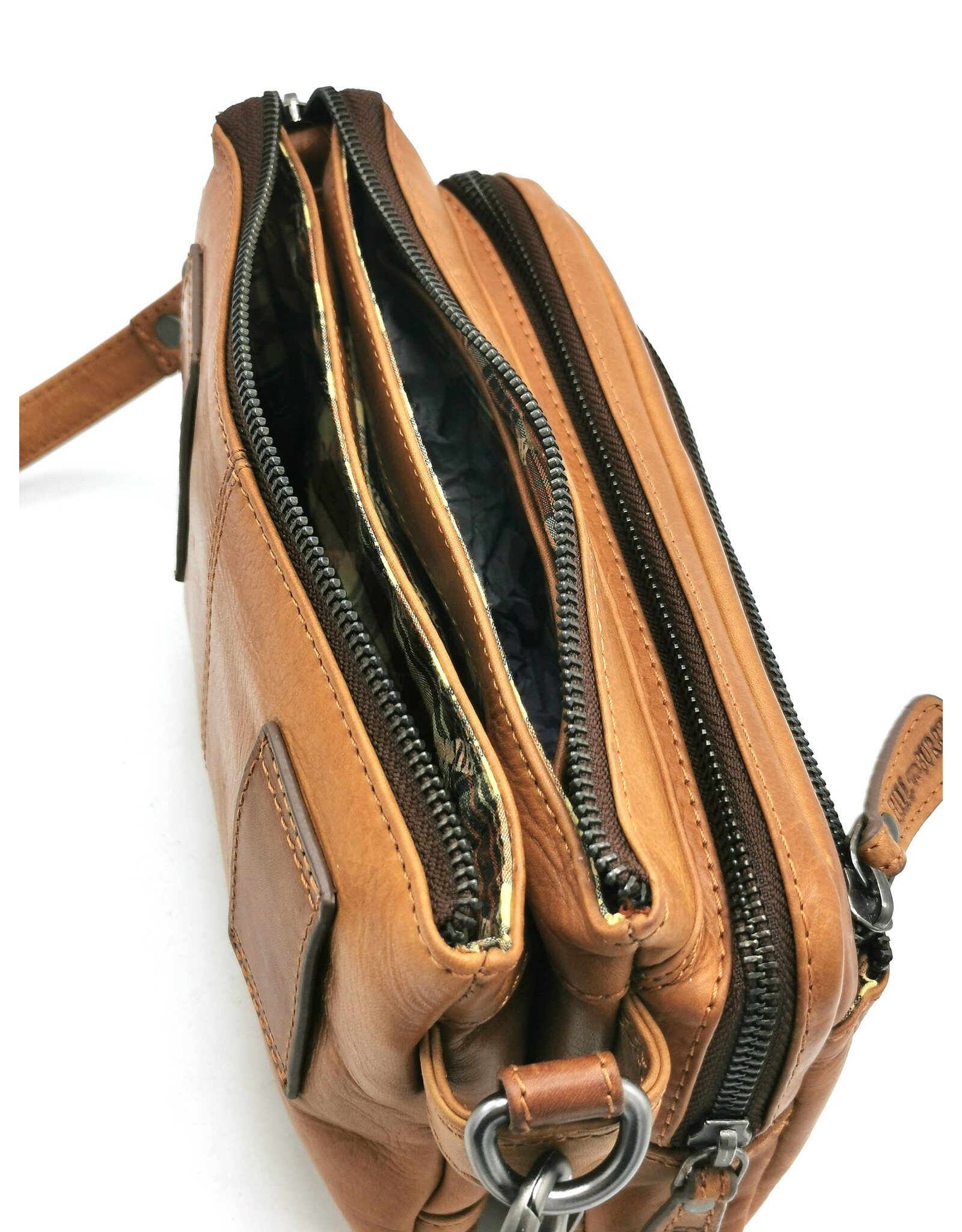 HillBurry Leather bags - HillBurry Leather Shoulder bag tan 1613c
