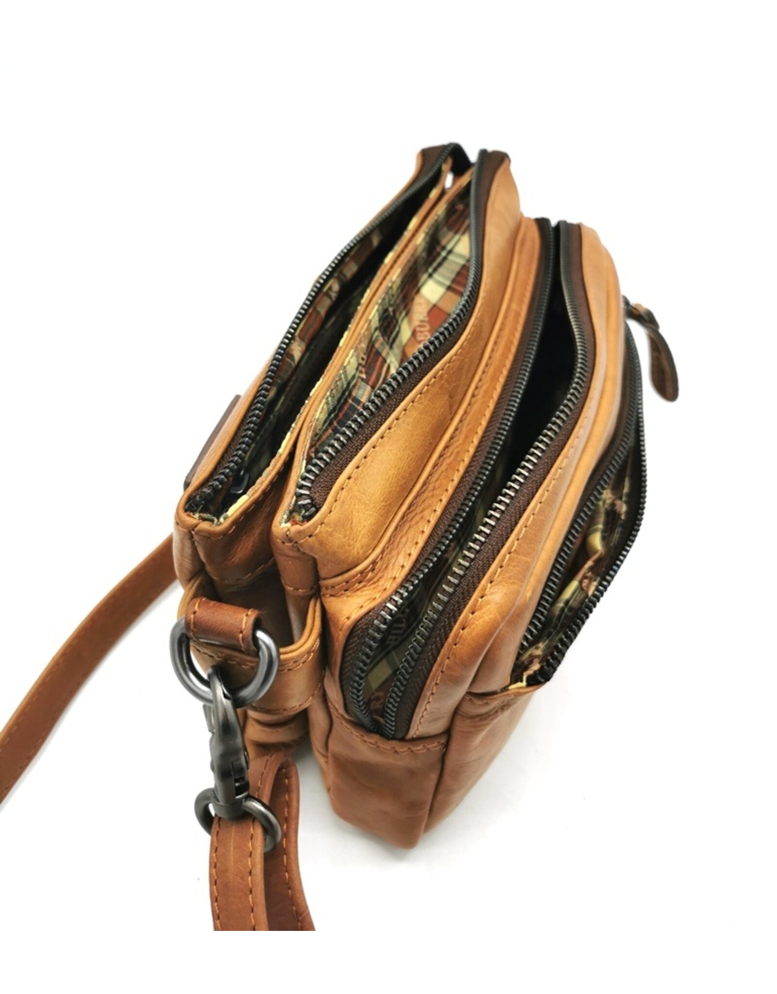 HillBurry Leather bags - HillBurry Leather Shoulder bag tan 1613c