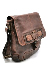HillBurry Leather bags - Hillburry Shoulder bag-Crossbody large brown