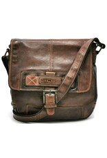 HillBurry Leather bags - Hillburry Shoulder bag-Crossbody large brown