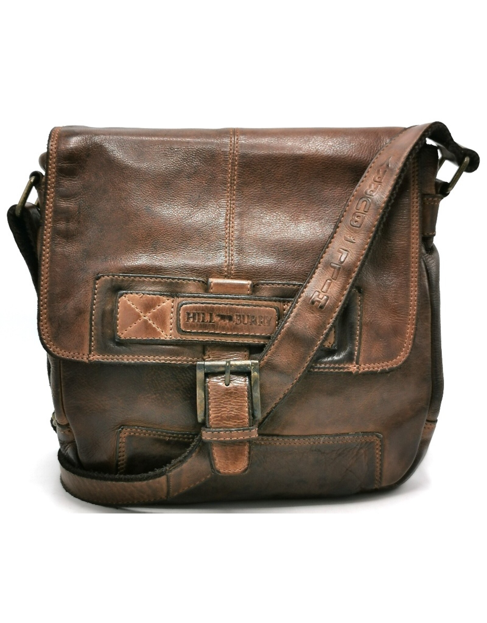 HillBurry Leather bags - Hillburry Shoulder bag-Crossbody large brown