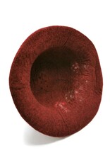 Trukado Miscellaneous - Felt hat - Sauna cap Mushrooms and Ladybug bordeaux