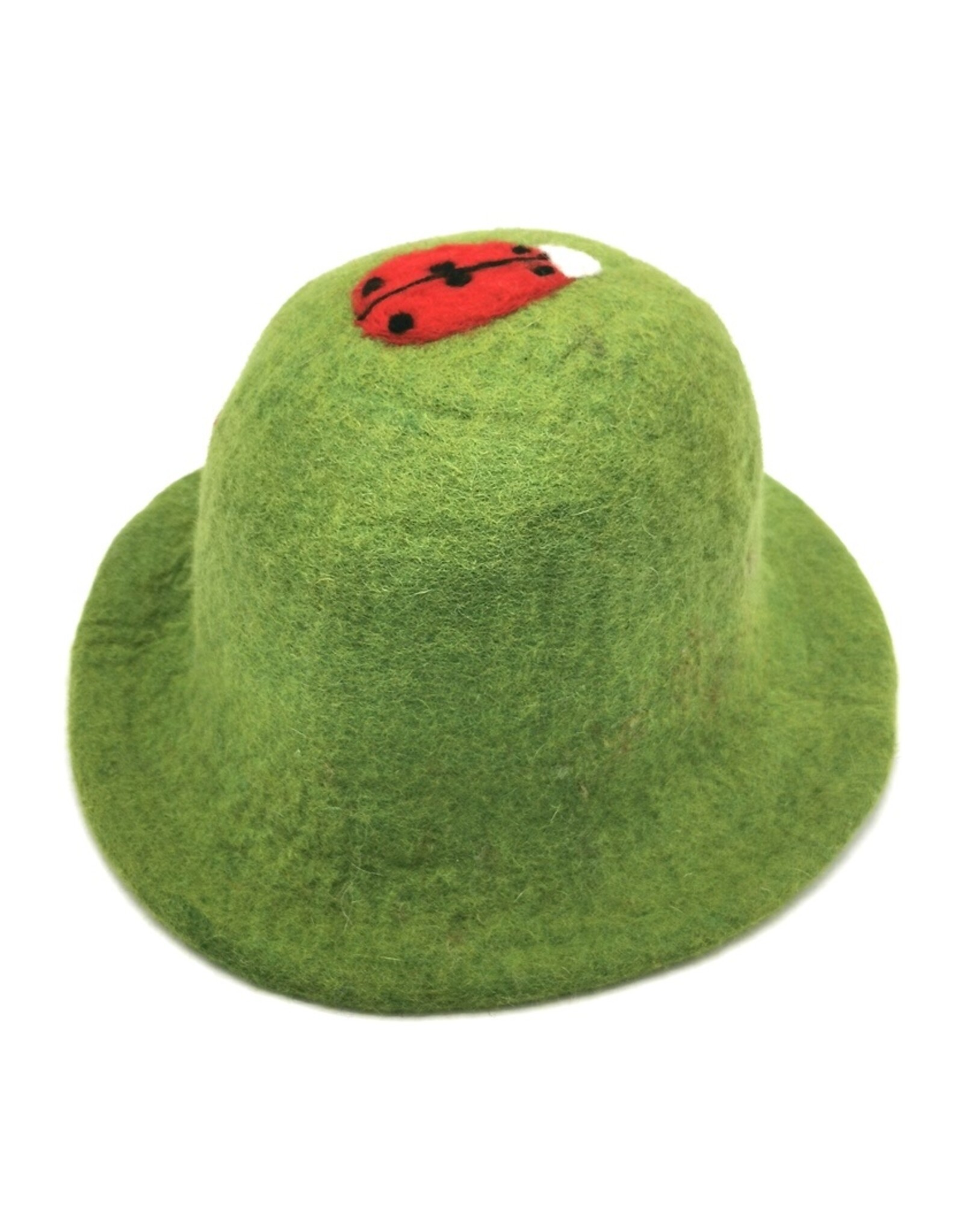Trukado Miscellaneous - Felt hat - Sauna cap Mushrooms & Ladybug green