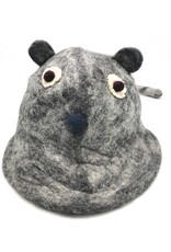 Trukado Miscellaneous - Vilten hoed "Muis" grijs - 100% wol