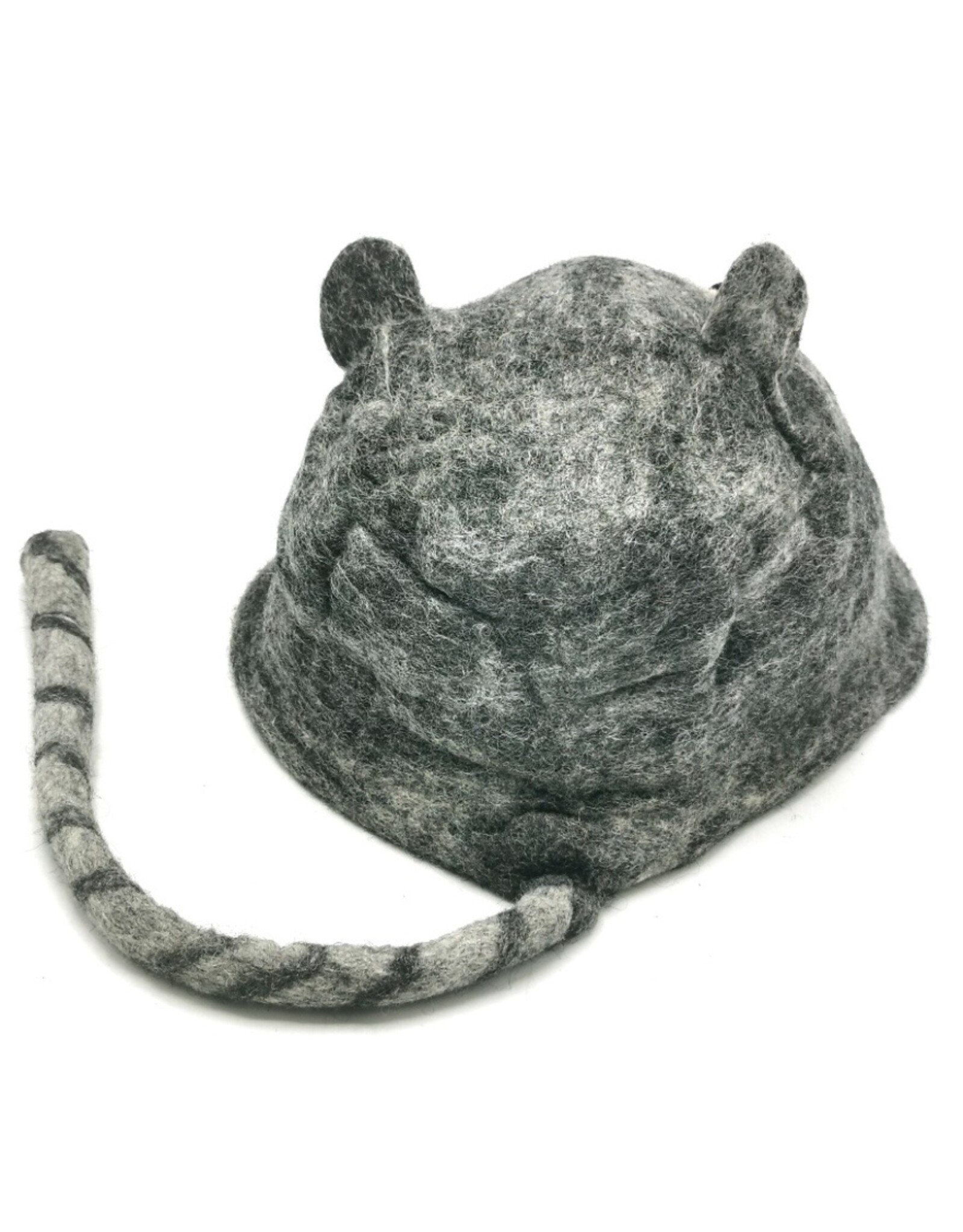 Trukado Miscellaneous - Vilten hoed "Muis" grijs - 100% wol