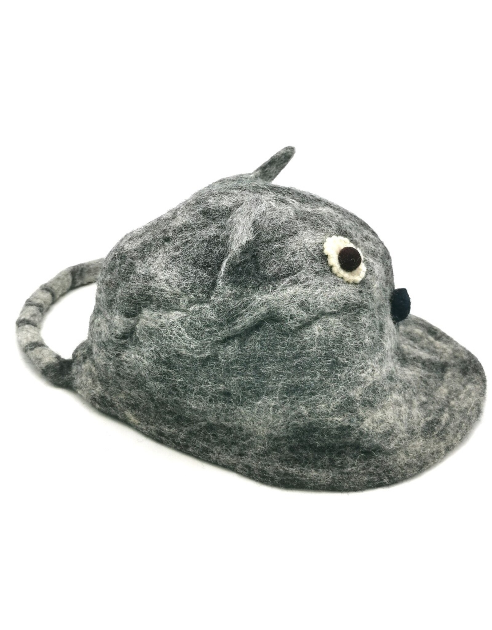 Trukado Miscellaneous - Vilten hoed "Muis" grijs - 100% wol