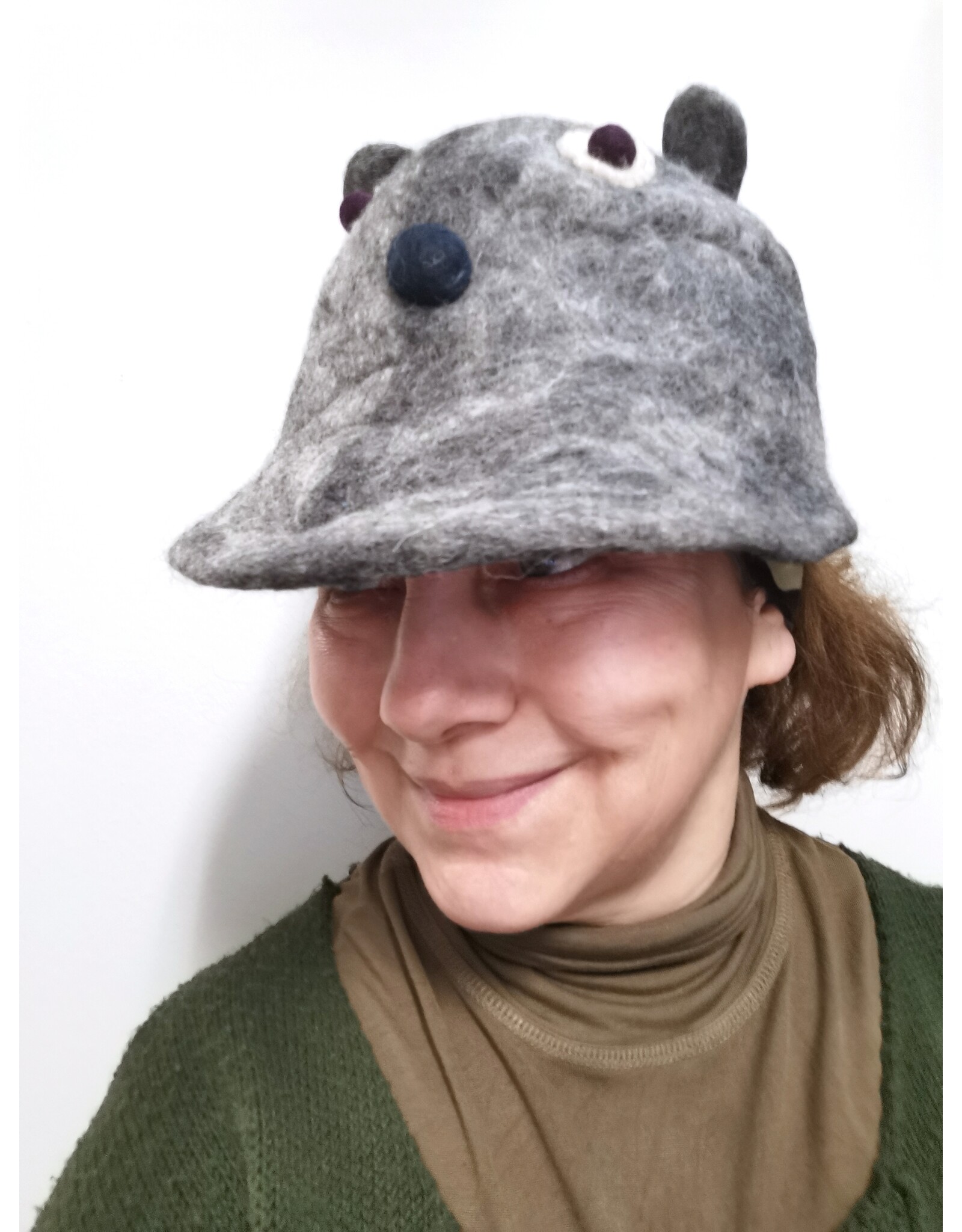 Trukado Miscellaneous - Felt hat "Mouse" grey - 100% wool