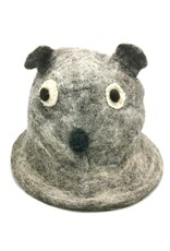 Trukado Miscellaneous - Felt hat "Mouse" brown - 100% wool