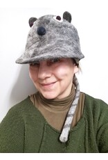 Trukado Miscellaneous - Felt hat "Mouse" brown - 100% wool