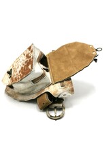 Trukado Leather Festival bags, waist bags and belt bags - Cowhide waist bag with hook - Ibiza Style Cowhide waist bag