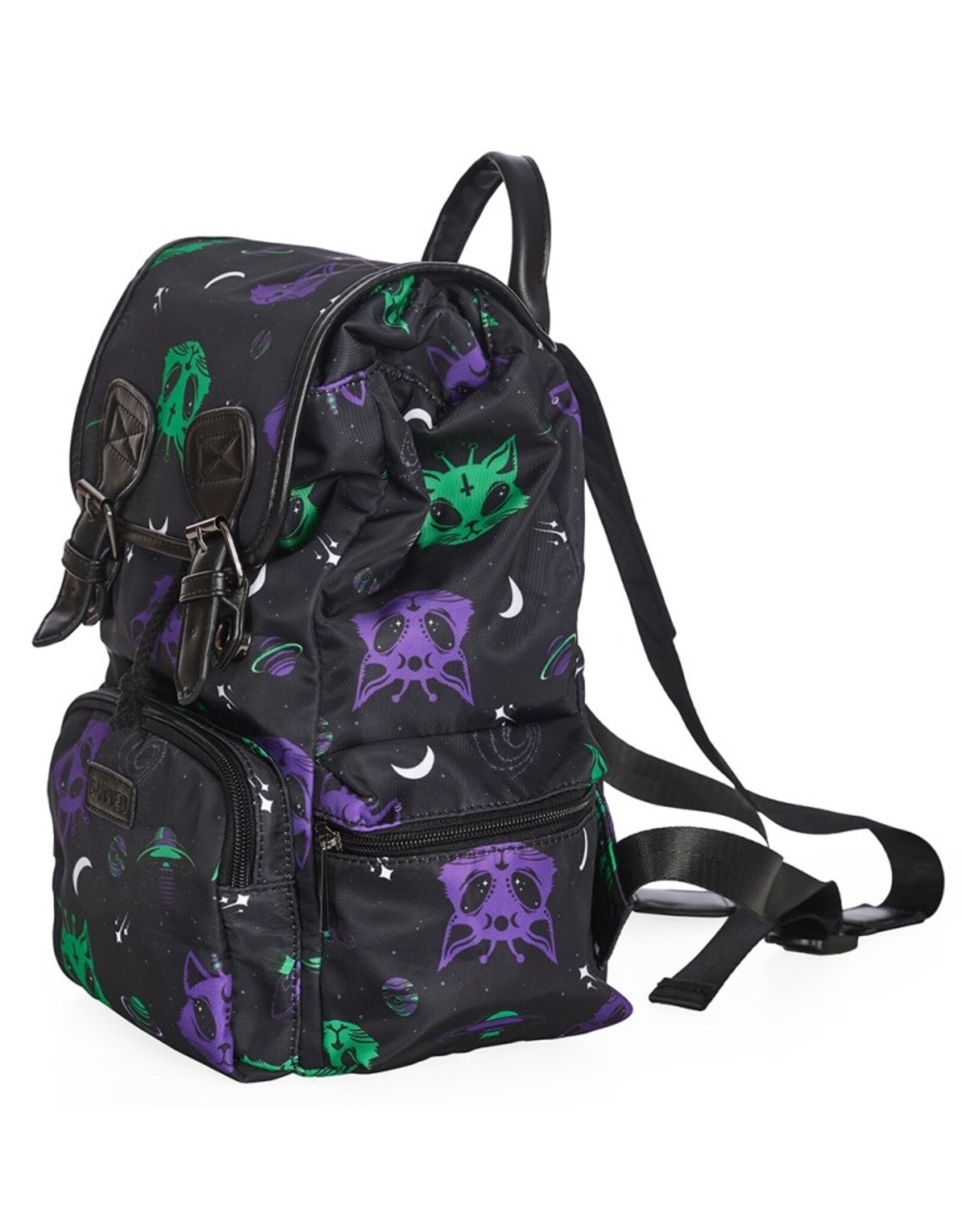 Banned Vintage bags Retro bags - Banned Alien Cat Backpack - Waterproof