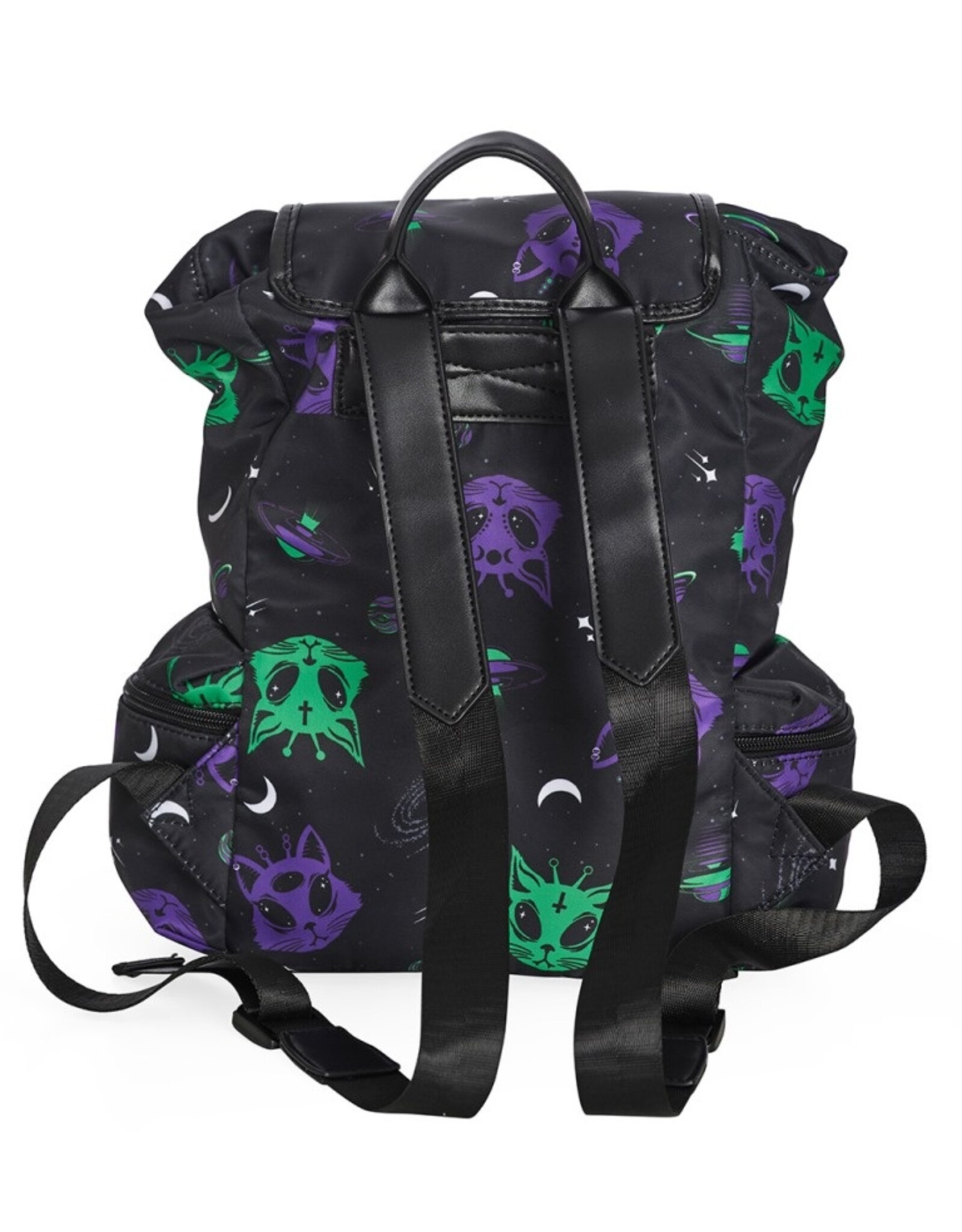 Banned Vintage bags Retro bags - Banned Alien Cat Backpack - Waterproof