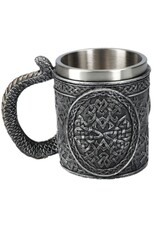 VG Drinkware - Draken Mok Bierpul Draak houdt een bol