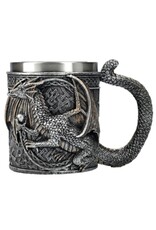 VG Drinkware - Draken Mok Bierpul Draak houdt een bol