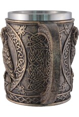 VG Tankards and goblets  - Owl Mug /Owl Beer tankard with stainless steel insert