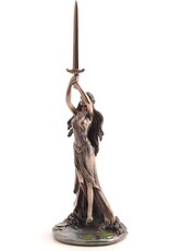 Veronese Design Giftware Beelden Collectables  -  Vrouwe van het Meer Gebronsd Beeldje Veronese Design