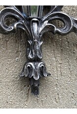 Trukado Giftware & Lifestyle - Wall Candlestick with Mirrors Baroque Silver Colour