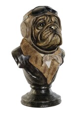Clayre & Eef Giftware & Lifestyle - Bulldog Piloot Buste 34,8cm
