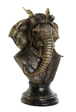 JB Giftware & Lifestyle - Steampunk Elephant bust 34.2cm