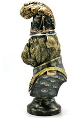 JB Giftware & Lifestyle - Franse Bulldog gekleed als Bobby Buste 33,6cm