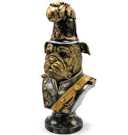 JB Franse Bulldog gekleed als een Bobby Buste 33,6cm