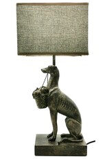 Trukado Miscellaneous - Whippet Hond Tafellamp / Bureaulamp 47cm