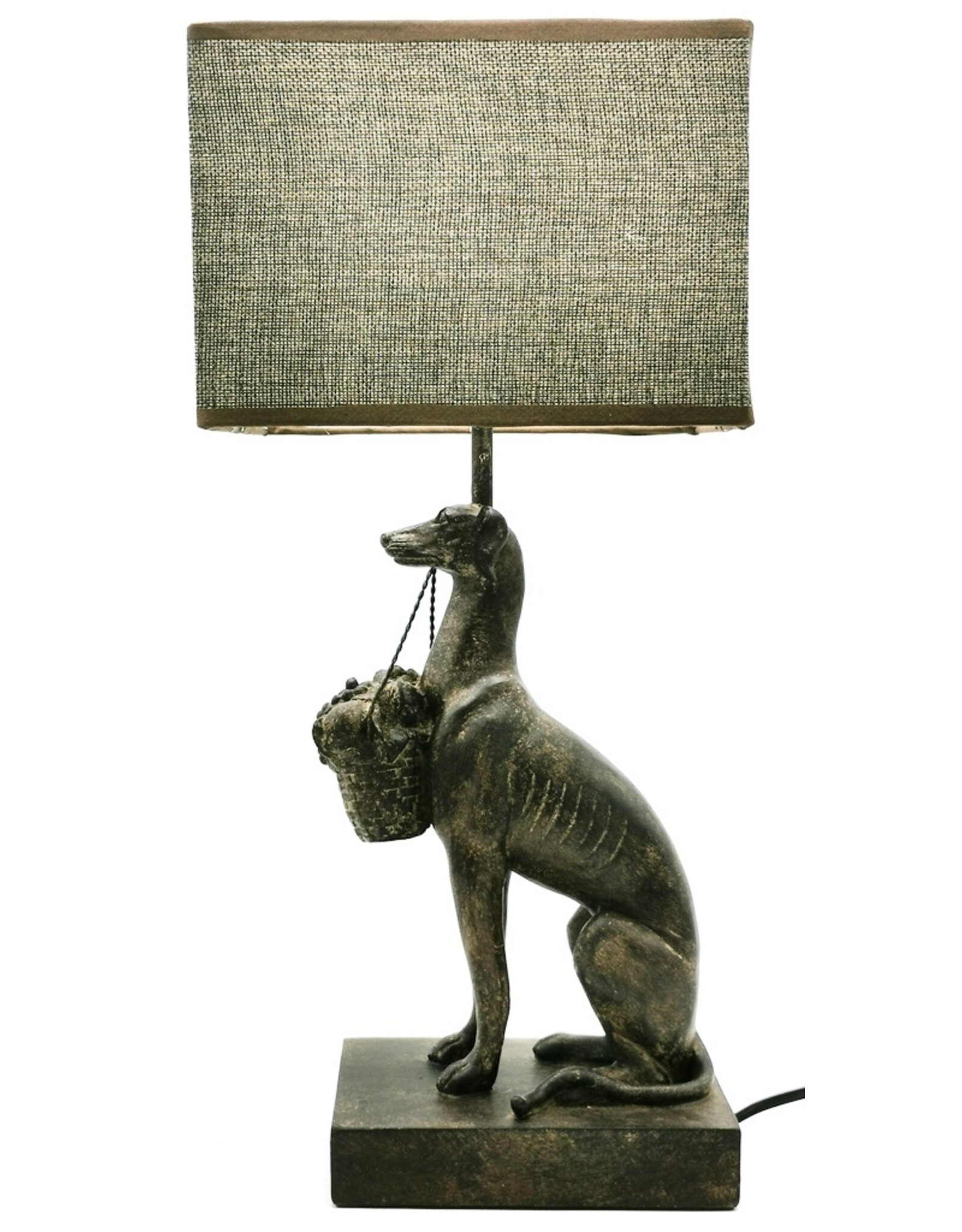 Trukado Miscellaneous - Whippet Hond Tafellamp / Bureaulamp 47cm