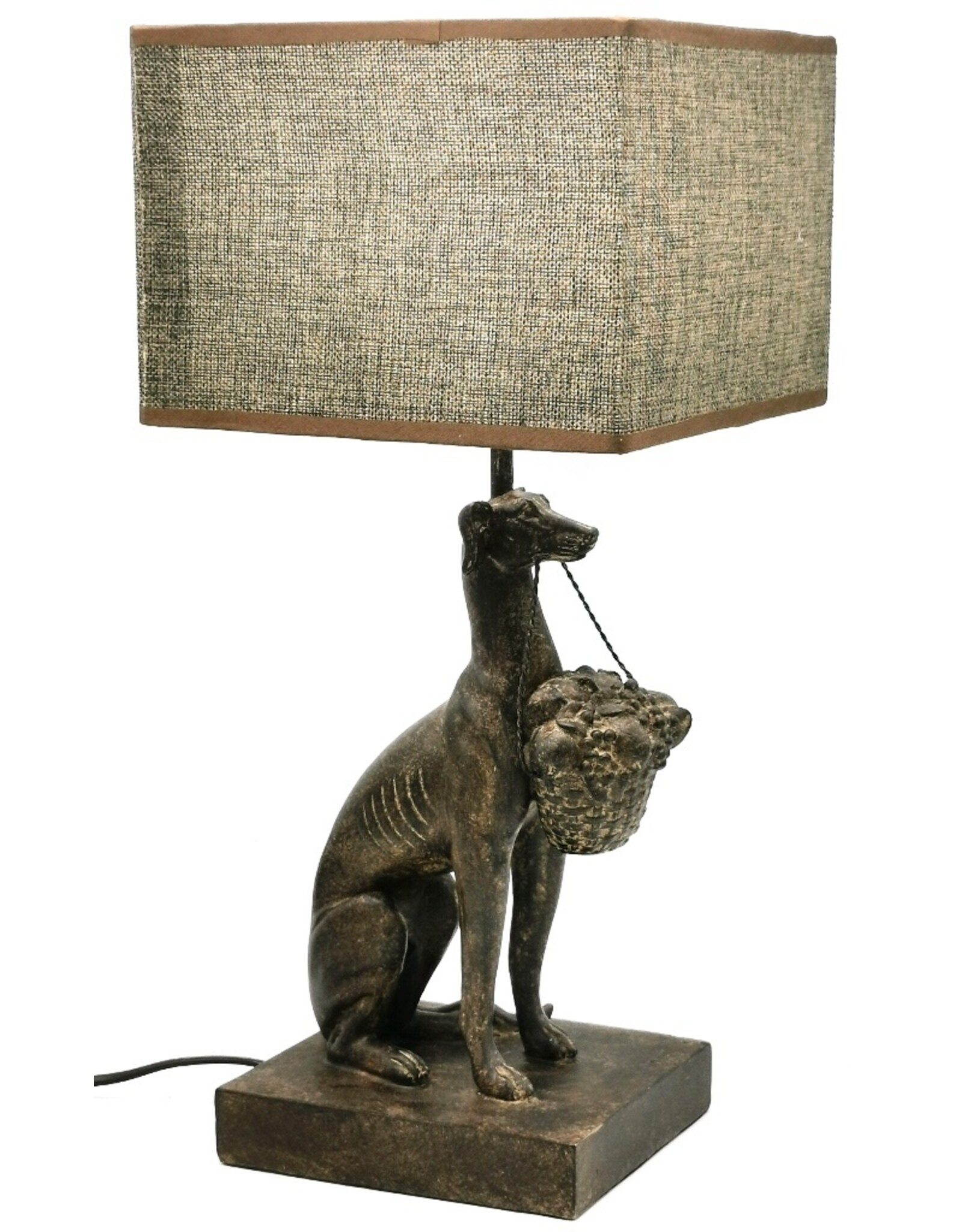Trukado Miscellaneous - Whippet Hond Tafellamp / Bureaulamp 47cm