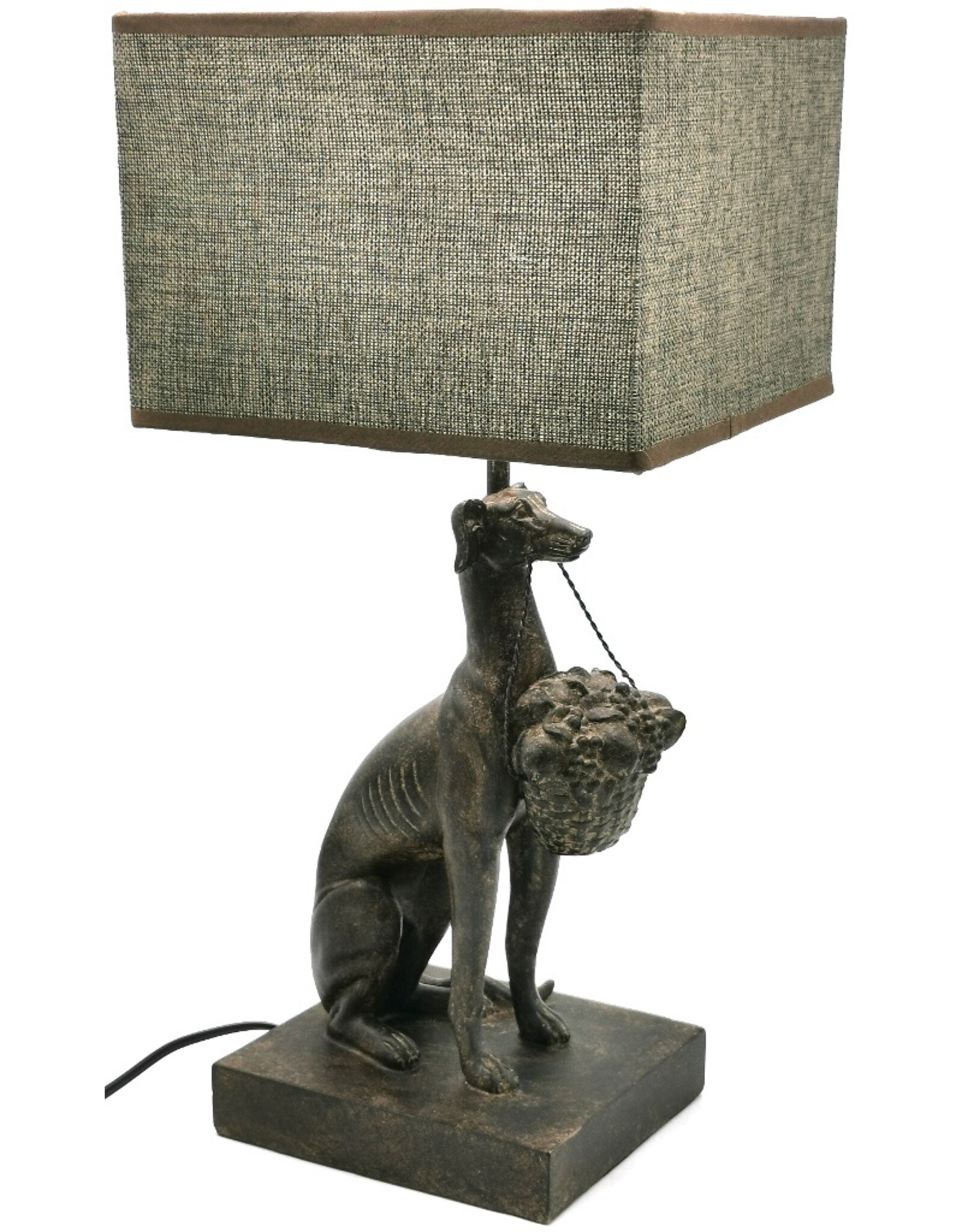 Trukado Miscellaneous - Whippet Hond Tafellamp / Bureaulamp 47cm