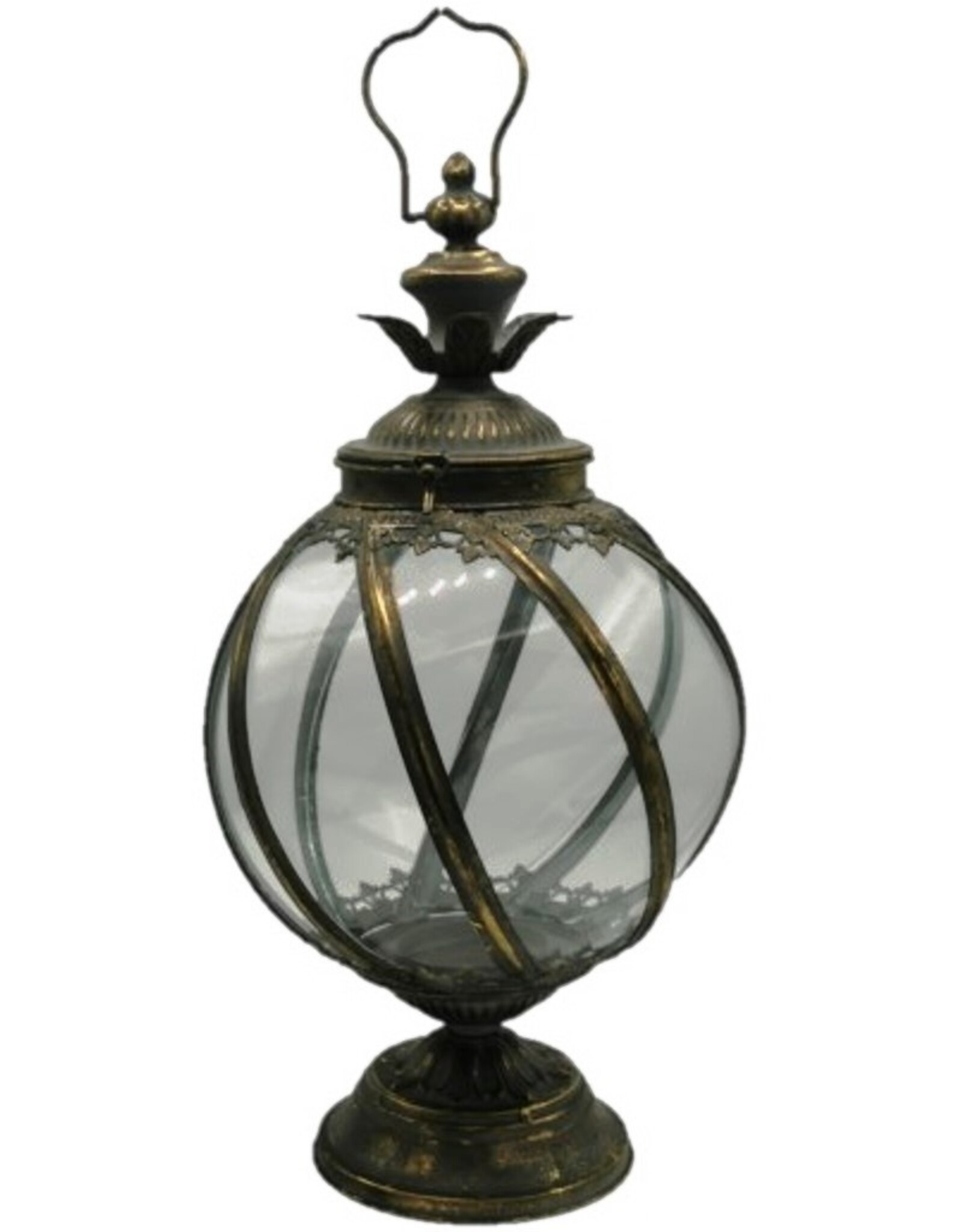 Trukado Miscellaneous - Lantern Glass Globe on Foot Victorian Style