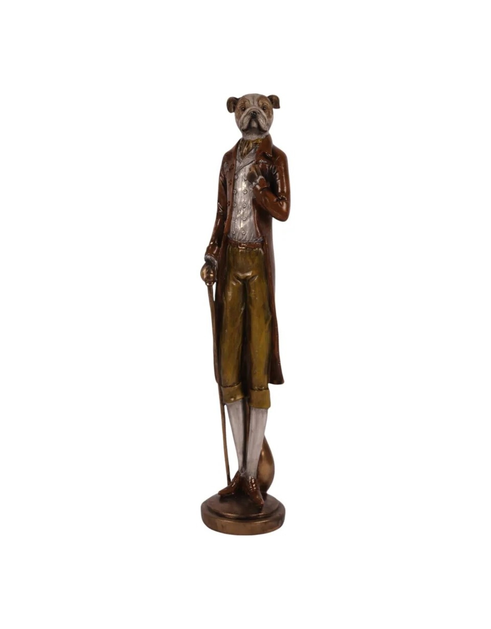 DS Giftware Beelden Collectables - Bulldog Gentleman Beeld 49cm