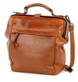 Bear Design Bear Design Backpack - Shoulder bag ‘Shelly’ cognac