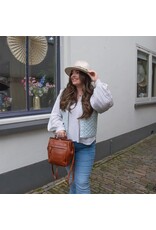 Bear Design Leren rugzakken  Leren shoppers - Bear Design Rugtas-Schoudertas 'Shelly' cognac