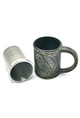 VG Tankards and goblets  - Owl Mug /Owl Beer tankard with stainless steel insert