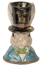 C&E Giftware Figurines Collectables - Decorative Statue Rabbit with Top Hat Bust 29cm