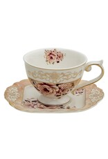 C&E Giftware & Lifestyle - Clayre & Eef Vintage Tableware Set English Style Porcelain