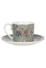 C&E Giftware & Lifestyle - Clayre & Eef Serviesset met Vogeltje en Bloemen