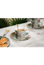 C&E Giftware & Lifestyle - Clayre & Eef Serviesset met Vogeltje en Bloemen